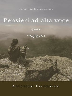 cover image of Pensieri ad alta voce